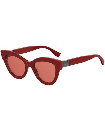 fendi sunglasses red